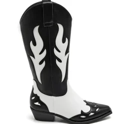 Abby Dame cowboystøvle 9632A - Black