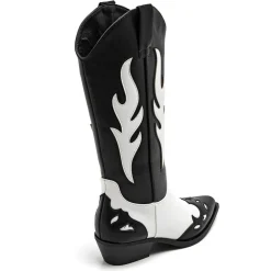 Abby Dame cowboystøvle 9632A - Black