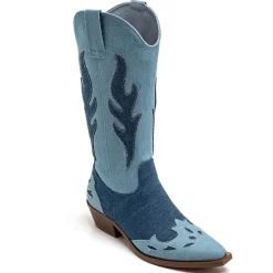 Abby Dame cowboystøvle 9632A - Jeans