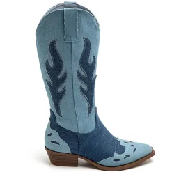 Abby Dame cowboystøvle 9632A - Jeans