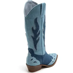 Abby Dame cowboystøvle 9632A - Jeans