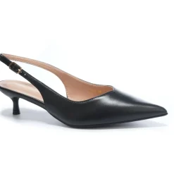 Abigail dame stiletter med slingback M105 - Black
