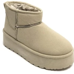 Agathe dame bamsestøvler 8906 - Kaki