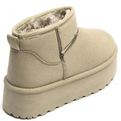 Agathe dame bamsestøvler 8906 - Kaki