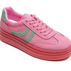 Agnes dame sneakers 8999 - Fuxia