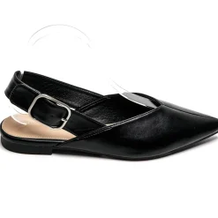 Amance dame slingback ballerinaer 9705 - Black