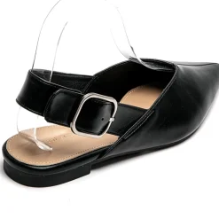 Amance dame slingback ballerinaer 9705 - Black