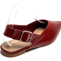 Amance dame slingback ballerinaer 9705 - Red