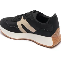 Annick dame sneakers 8917 - Black