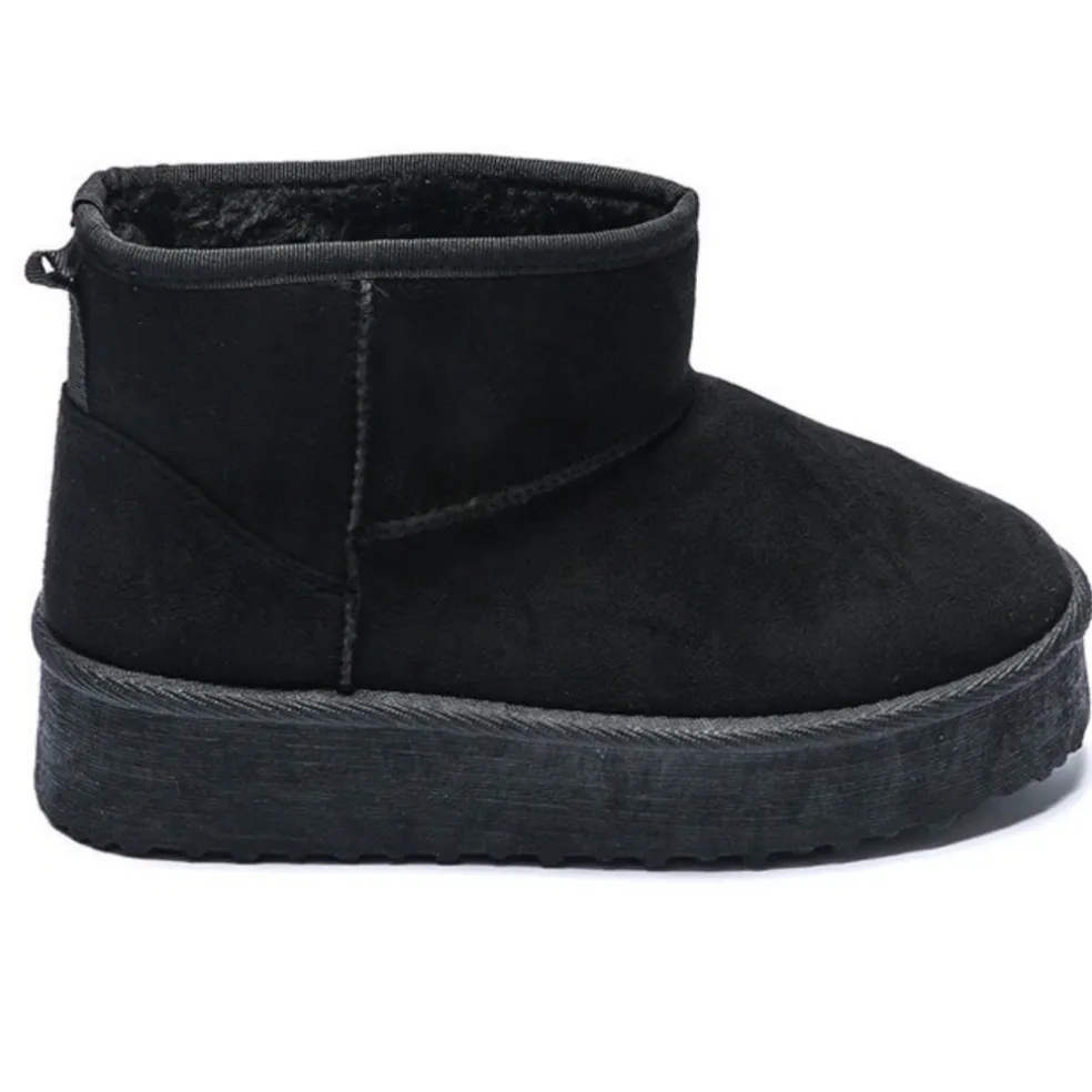 Ariane dame bamsestøvler WD145 - Black