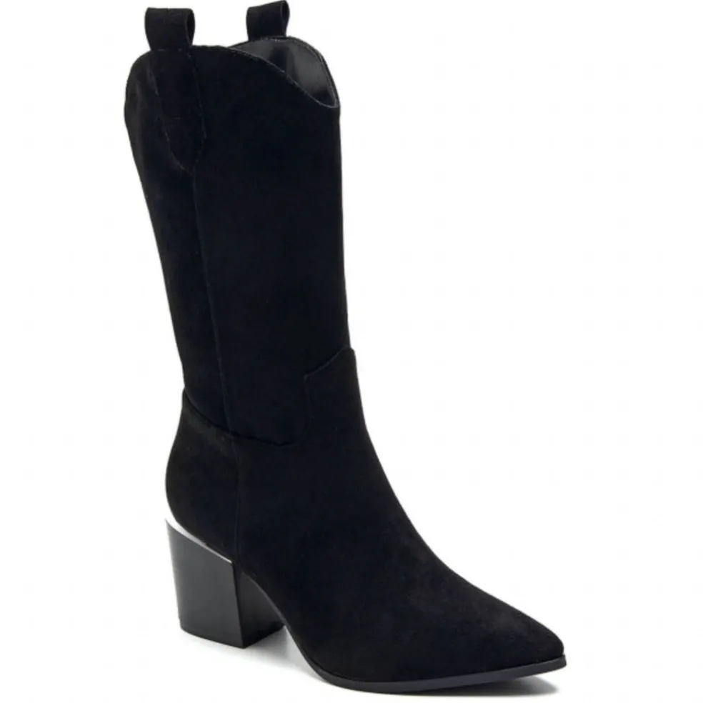Astrid dame cowboystøvler 9600 - Black