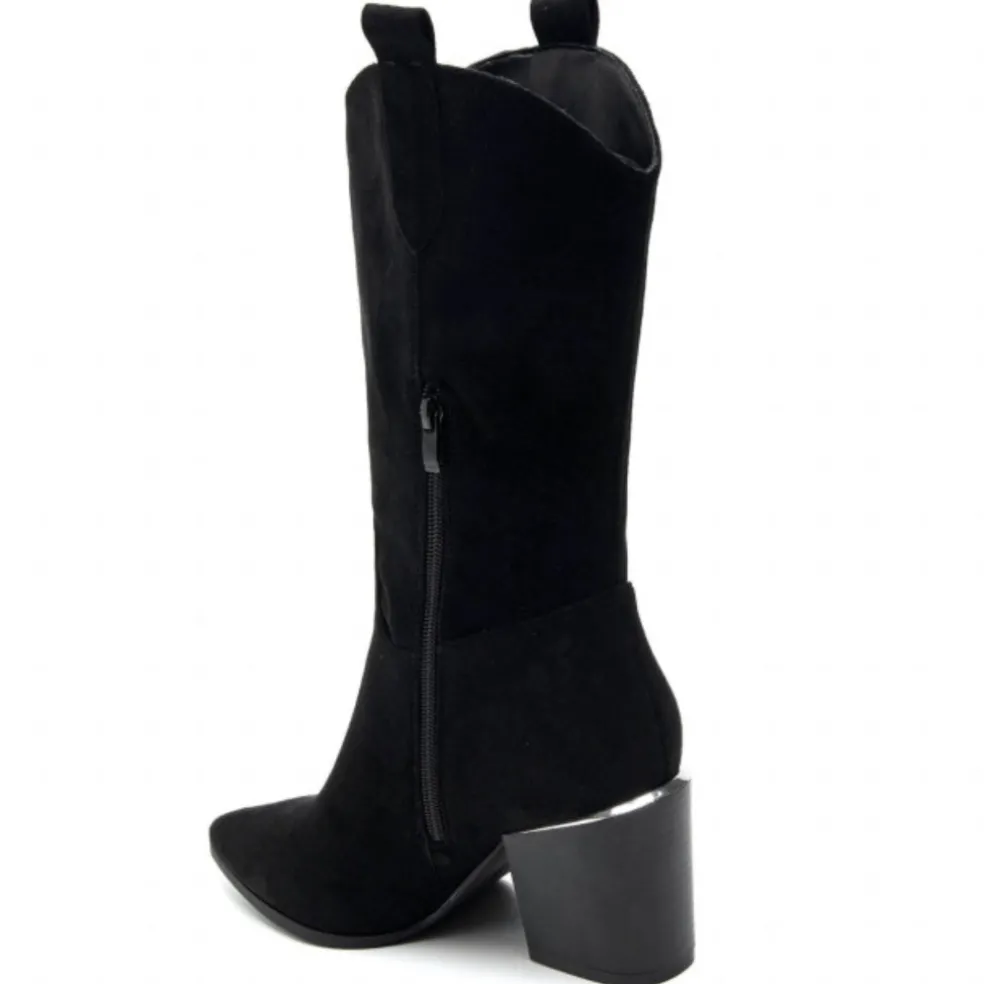 Astrid dame cowboystøvler 9600 - Black