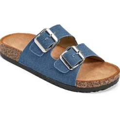 Bertha dame sandaler WD295 - Jeans Chiaro