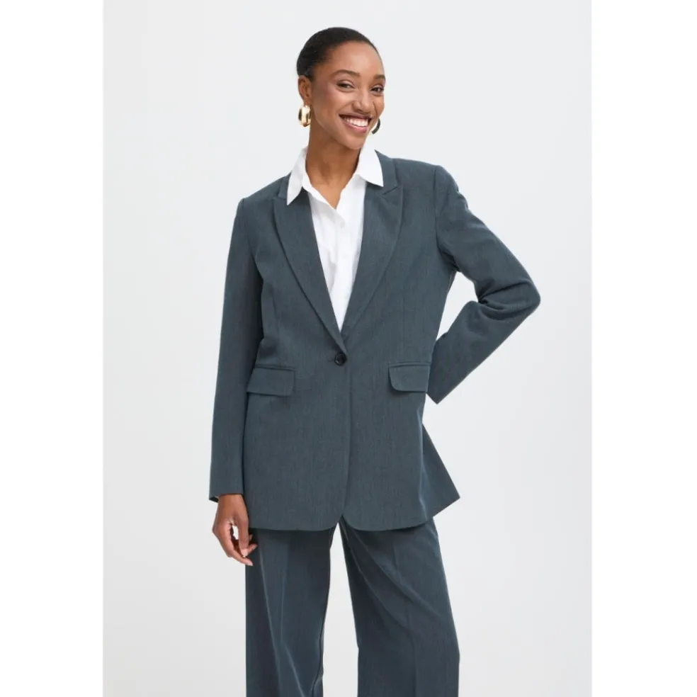 B.YOUNG dame blazer BYDANTA - Navy Blazer MELANGE