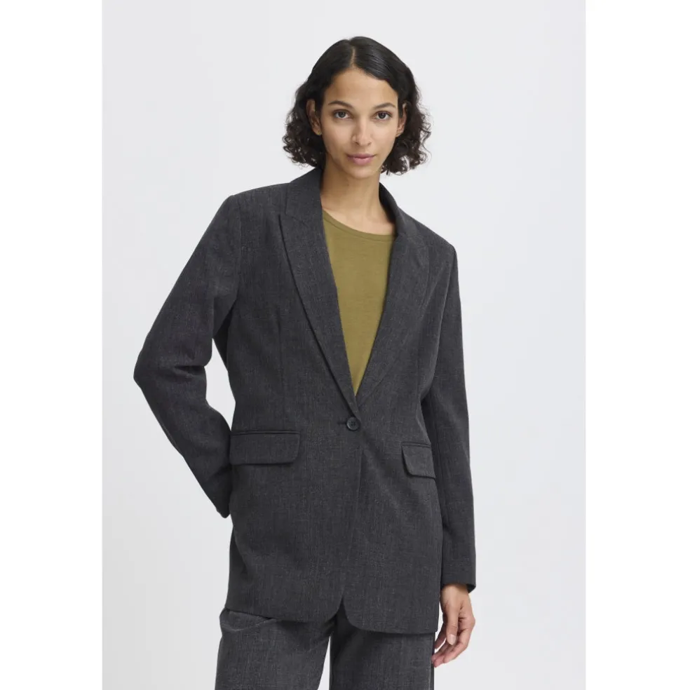 B.YOUNG dame blazer BYDANTA - Black Melange