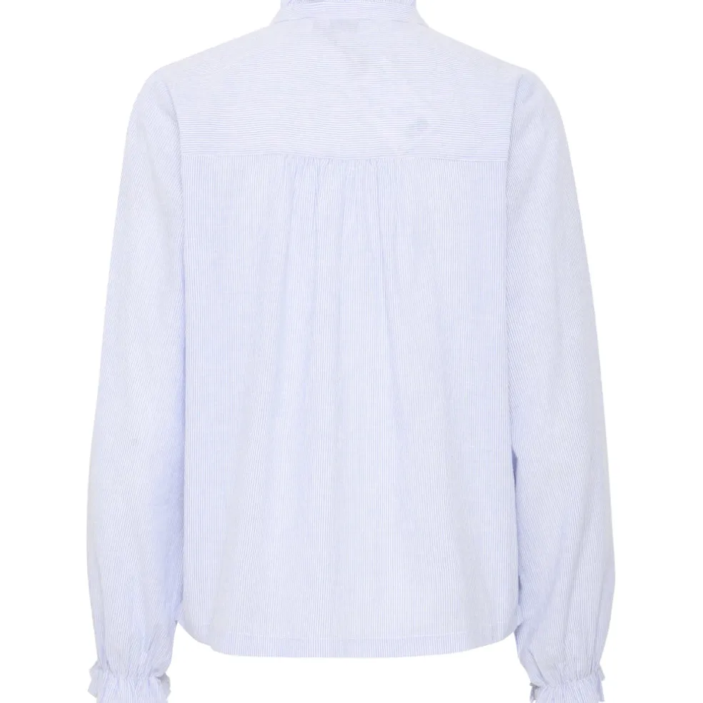 B.YOUNG dame bluse BYIMOGEN - Silver Lake Blue Mix