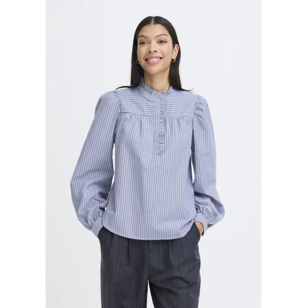 B.Young dame bluse BYXGODA - Stonewash Mix