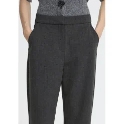 B.young dame bukser BYDANTA - Black Melange