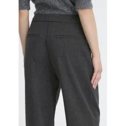 B.young dame bukser BYDANTA - Black Melange