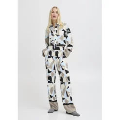 B.YOUNG dame bukser BYFAVIA - Humus Blocks