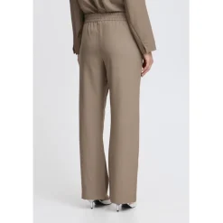 B.YOUNG dame bukser BYMMIDDE - Walnut Melange