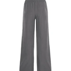 B.YOUNG dame bukser BYMMIDDE - Dark Grey Mel. Pinstripe Mix