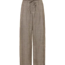 B.Young dame bukser BYXDIYAR - BROWN/BLACK TARTAN