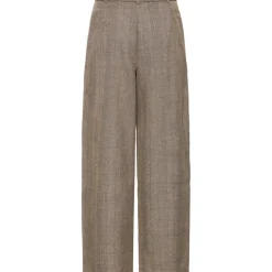 B.Young dame bukser BYXDIYAR - BROWN/BLACK TARTAN