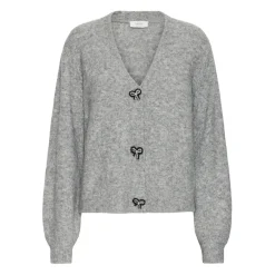 B.YOUNG dame cardigan BXOMEA - Mid Grey Melange