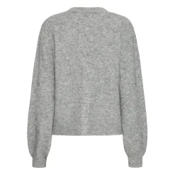 B.YOUNG dame cardigan BXOMEA - Mid Grey Melange