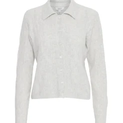 B.YOUNG dame cardigan BYMIFFA - Light Grey Melange