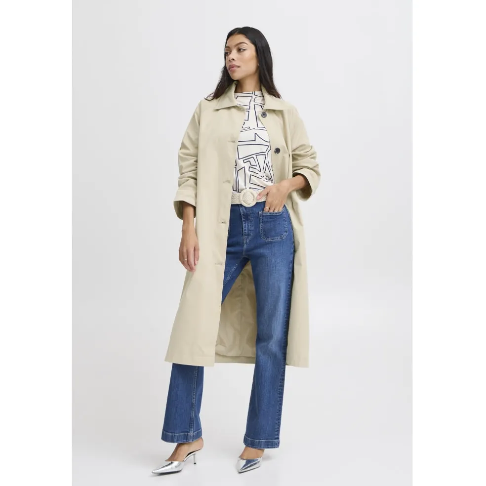 B.YOUNG dame jakke BYAMONA - Humus