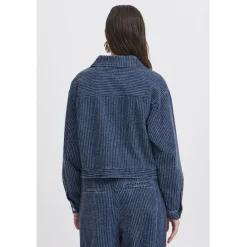B.YOUNG dame jakke BYKANILLA - Mid Blue Denim
