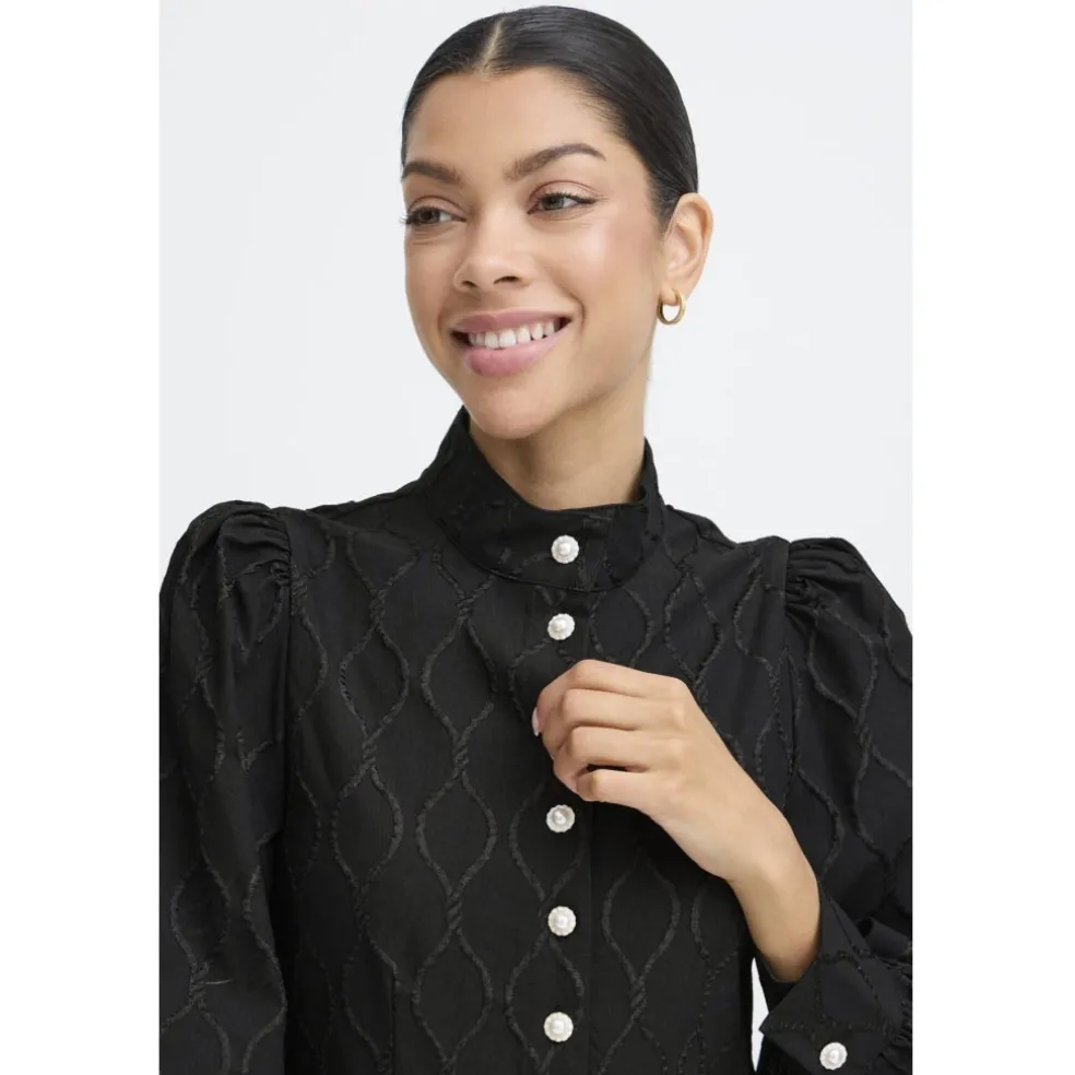 b.young dame kjole BYDESMORA - True Black