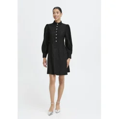 b.young dame kjole BYDESMORA - True Black