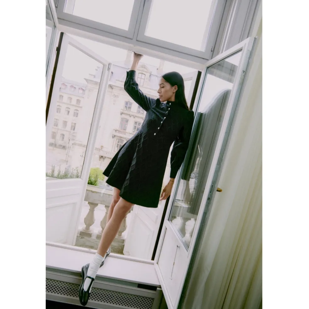 b.young dame kjole BYDESMORA - True Black