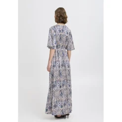 B.YOUNG dame kjole BYHILLY - Blue Paisley Mix