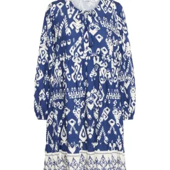 B.YOUNG dame kjole BYJASMINA - Medieval Blue Eth Mix