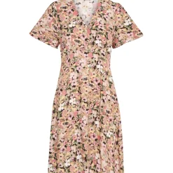 B.YOUNG dame kjole BYMMJOELLA - Coral Blush Flower