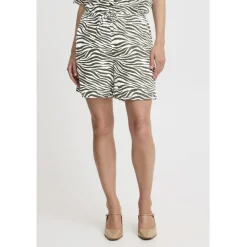 B.YOUNG dame shorts BTFALAKKA - Animal Kalamata Mix