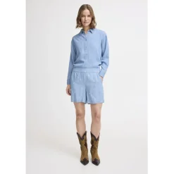 B.YOUNG dame shorts BYKOSMO - Light Blue Denim