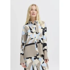 B.YOUNG dame skjorte BYFAVIA - Humus Blocks