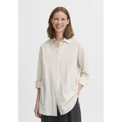 B.YOUNG dame skjorte BYFINETTE - Birch Mix