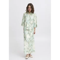 B.YOUNG dame skjorte BYIBINE - Blue Haze Blur