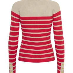 B.YOUNG dame strik BYMMORLA - Humus Mix