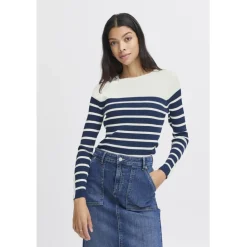 B.YOUNG dame strik BYMMORLA - Marshmallow Mix