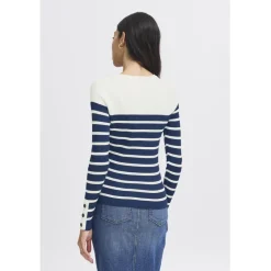 B.YOUNG dame strik BYMMORLA - Marshmallow Mix