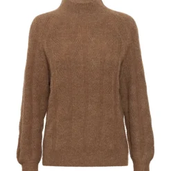 B.YOUNG dame strik BYOTIKI - Walnut