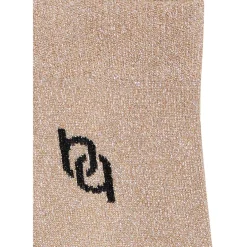 B:YOUNG dame strømper BAWLI - Brown Logo Sock