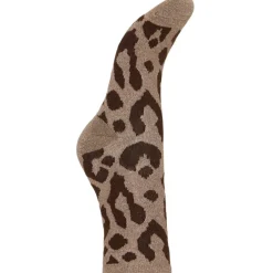 B.YOUNG DAME STRØMPER BYWLI - Walnut Leopard Sock